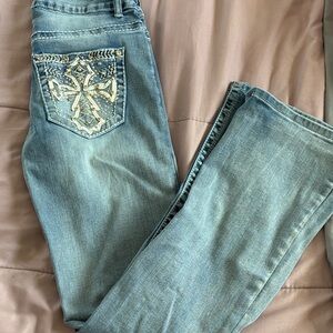 Stylish Blue Women's Boot Cut Jeans